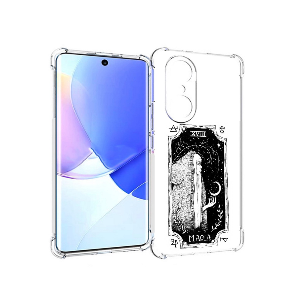 

Чехол MyPads Tocco для Honor 60 Pro лунная магия, Прозрачный, Tocco