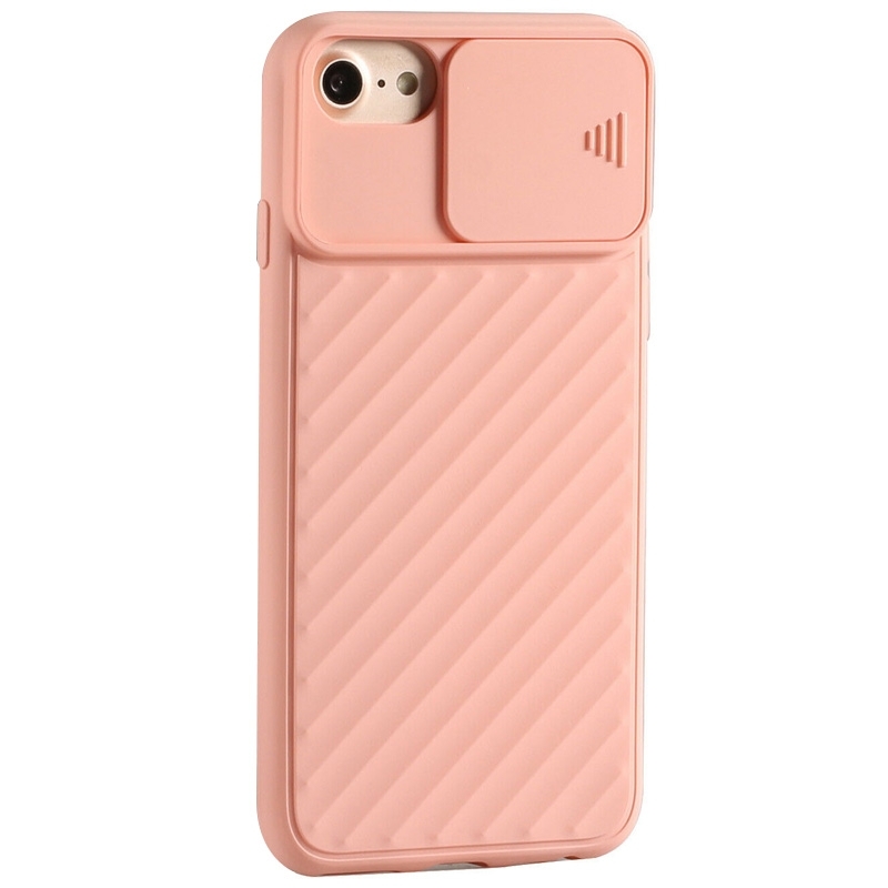 

Чехол силиконовый для iPhone SE 2020 / 7 / 8 с защитой для камеры розовый, Apple iPhone SE 2020 / 7 / 8