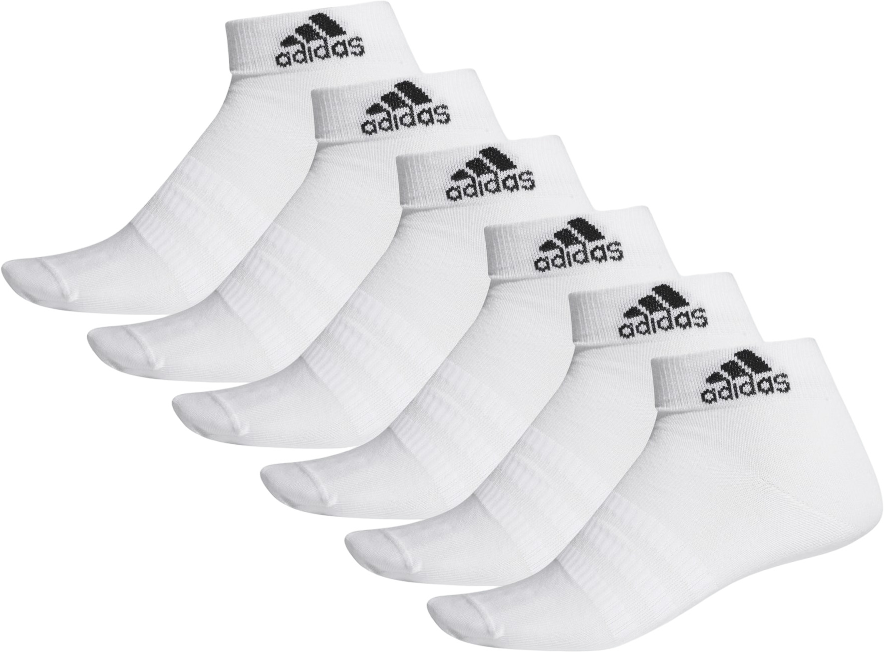 

Комплект носков унисекс Adidas Light Ank 6Pp белых S, Light Ank 6Pp