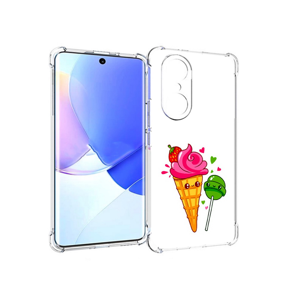 

Чехол MyPads Tocco для Honor 60 Pro Вкусняшки, Прозрачный, Tocco