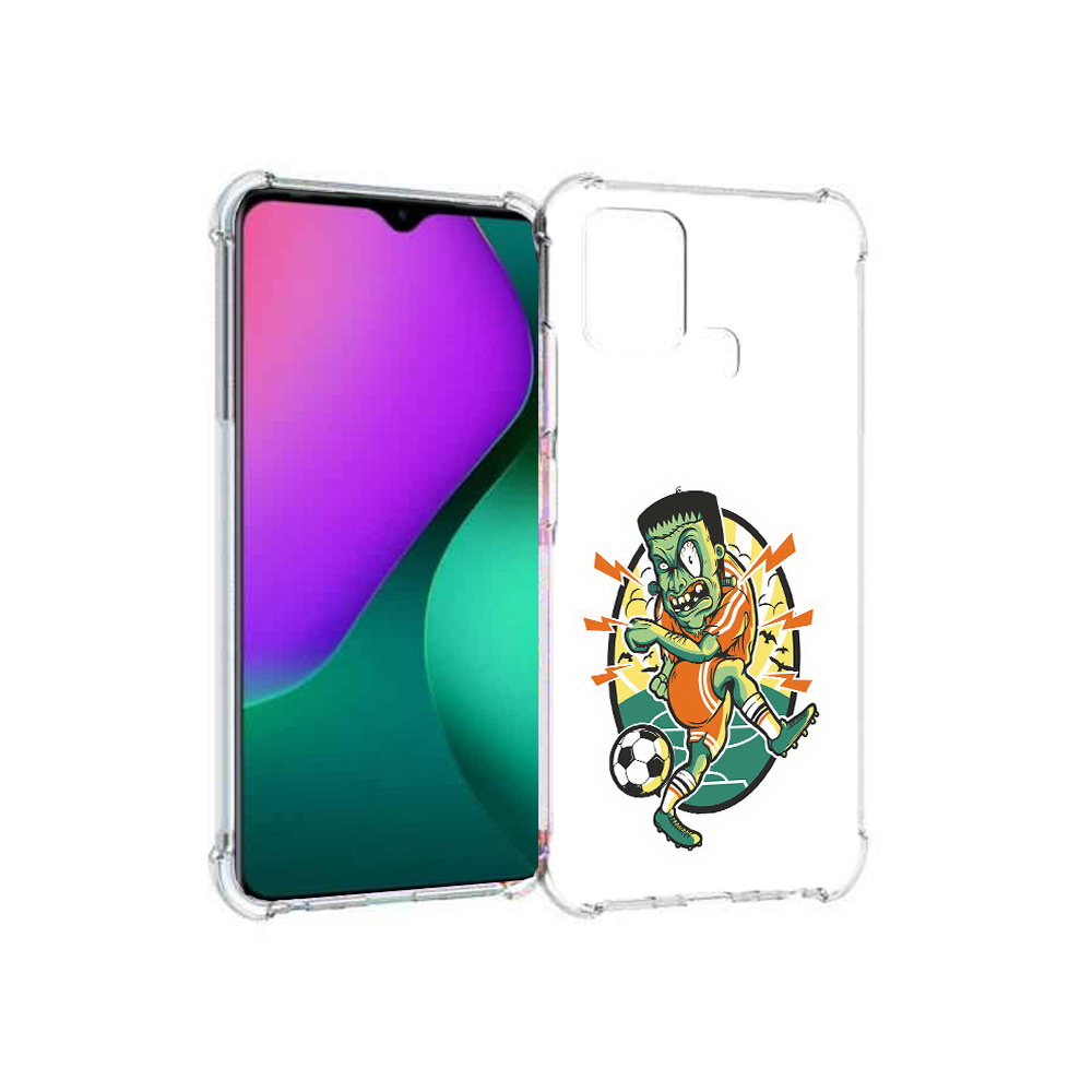 Чехол MyPads Tocco для Infinix Hot 10 Play зомби футболист