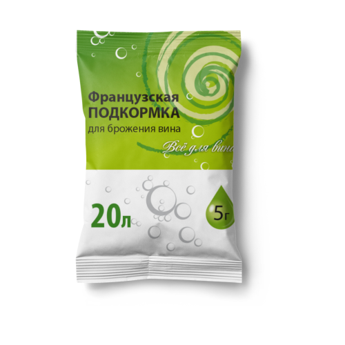 

Французская подкормка для винных дрожжей Fermaid E, 5 г, Французская подкормка для брожения вина