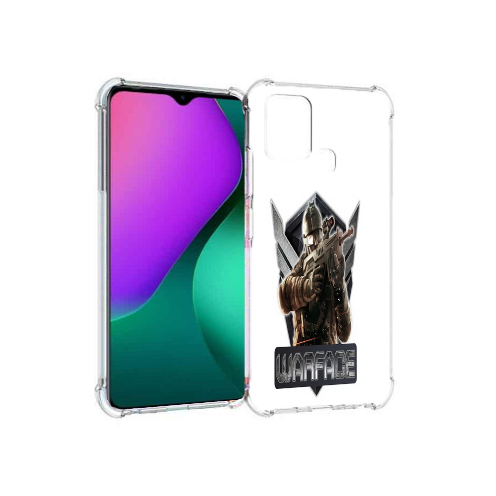 

Чехол MyPads Tocco для Infinix Hot 10 Play игра про войну, Прозрачный, Tocco