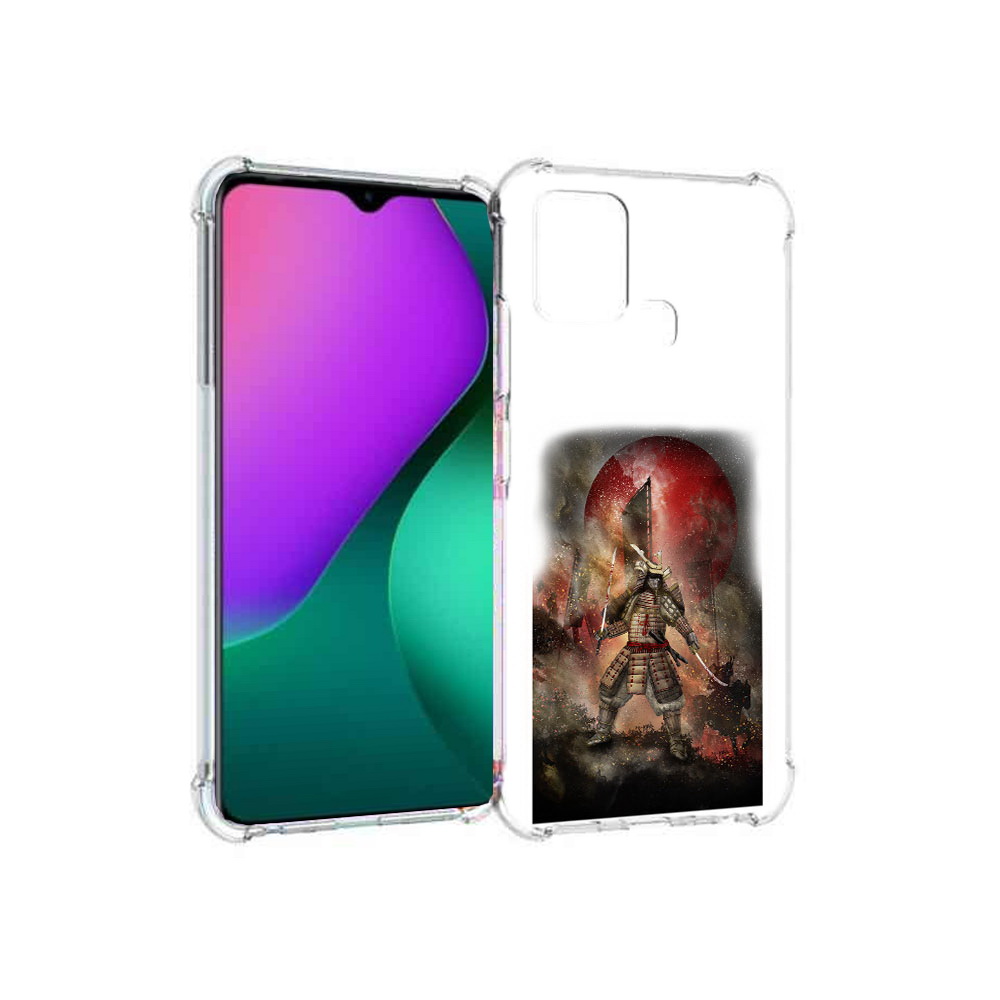 

Чехол MyPads Tocco для Infinix Hot 10 Play китайскийвоин, Прозрачный, Tocco