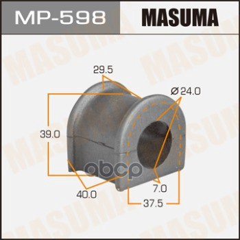 

Втулка стабилизатора MASUMA /front/ Land Cruiser ##J8# [уп.2]