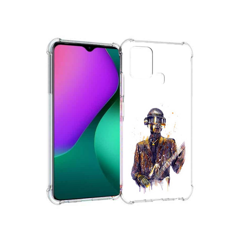 

Чехол MyPads Tocco для Infinix Hot 10 Play космо-гитарист, Прозрачный, Tocco