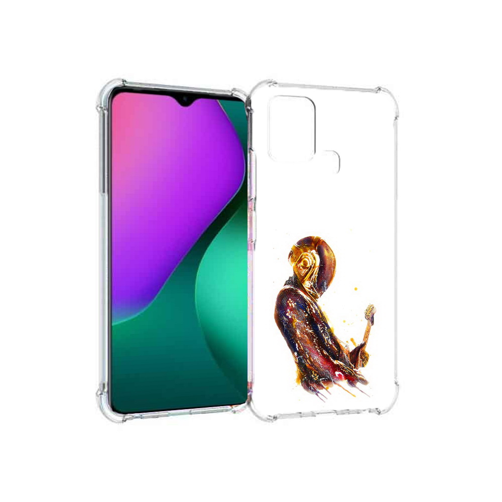 

Чехол MyPads Tocco для Infinix Hot 10 Play космо-музыкант, Прозрачный, Tocco