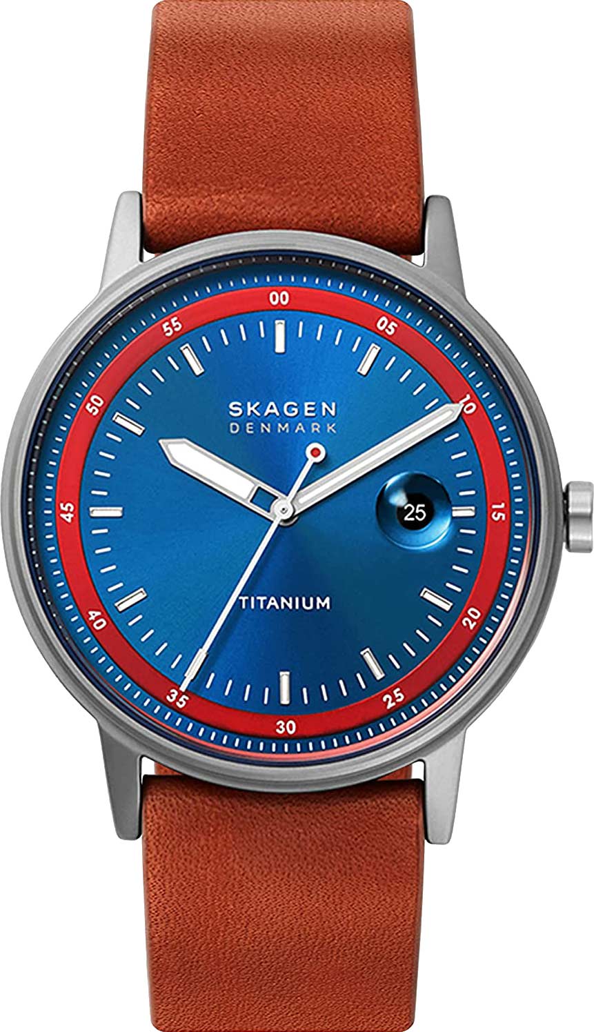 Наручные часы мужские Skagen SKW6755 коричневые