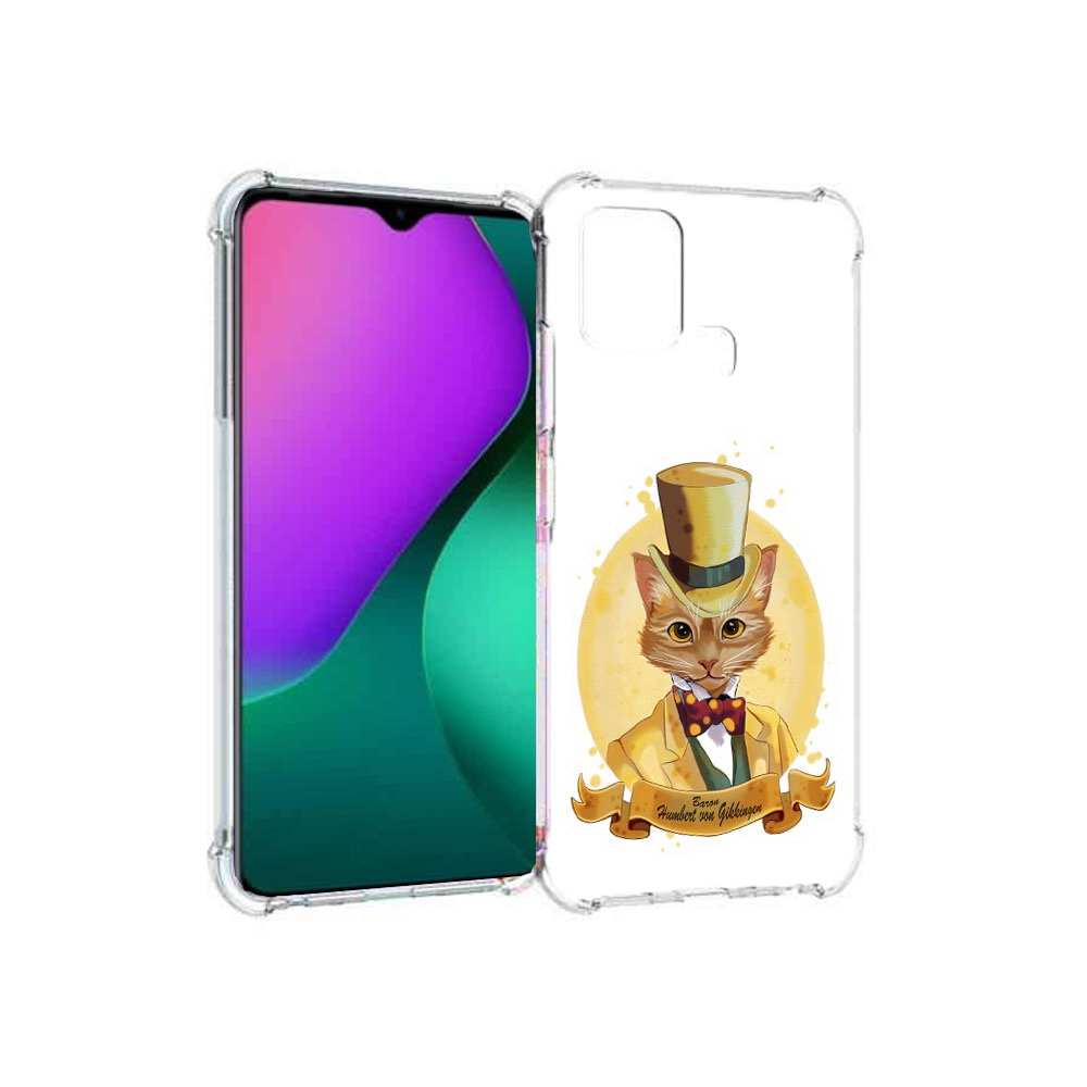 

Чехол MyPads Tocco для Infinix Hot 10 Play кот юрист, Прозрачный, Tocco