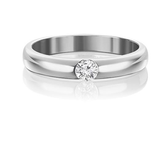 

Кольцо из белого золота с бриллиантом р. 18 PLATINA jewelry 01-1264-00-101-1120-30, 01-1264-00-101-1120-30