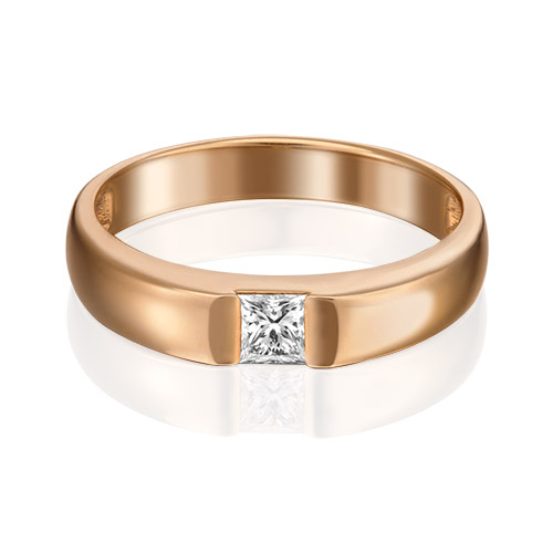 

Кольцо из золота р. 15,5 PLATINA jewelry 01-1269-00-101-1110-30, бриллиант, 01-1269-00-101-1110-30