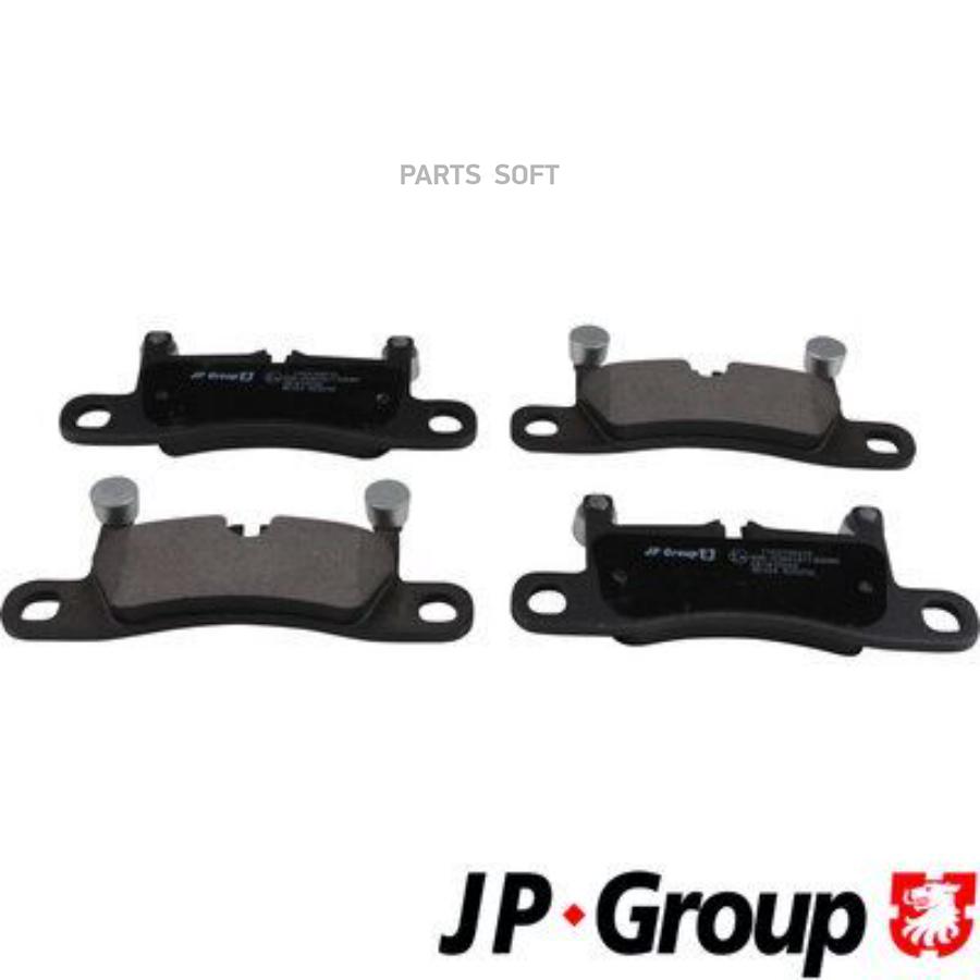 

JP GROUP 1163708410 Комплект тормозных колодок, дисковый тормоз