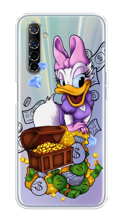 

Чехол на Realme 6 "Rich Daisy Duck", Коричневый;белый;фиолетовый, 252750-6