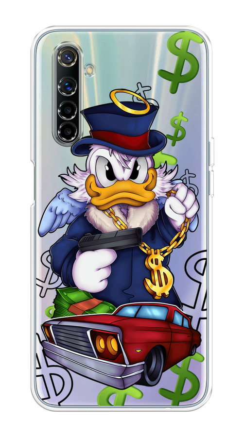 

Чехол на Realme 6 "Scrooge McDuck with a Gold Chain", Красный;синий;белый, 252750-6