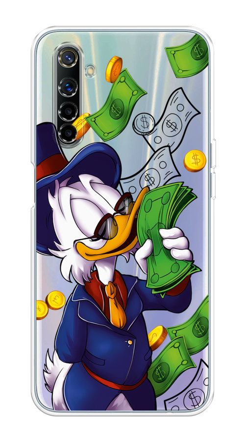 

Чехол на Realme 6 "Scrooge McDuck with Money", Синий;зеленый;белый, 252750-6