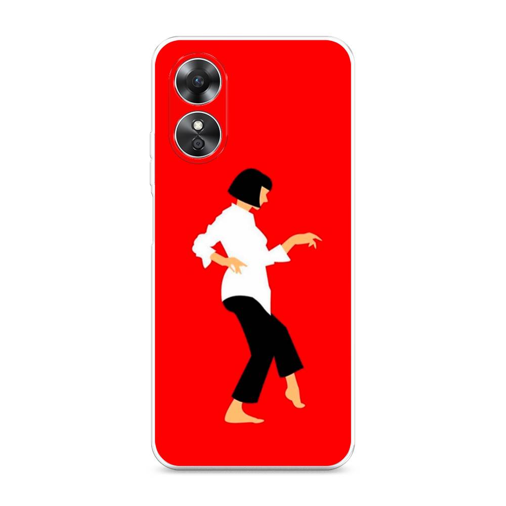 

Чехол Awog на Oppo A17 "Криминальное чтиво 1", Красный;белый;черный, 2512050-7