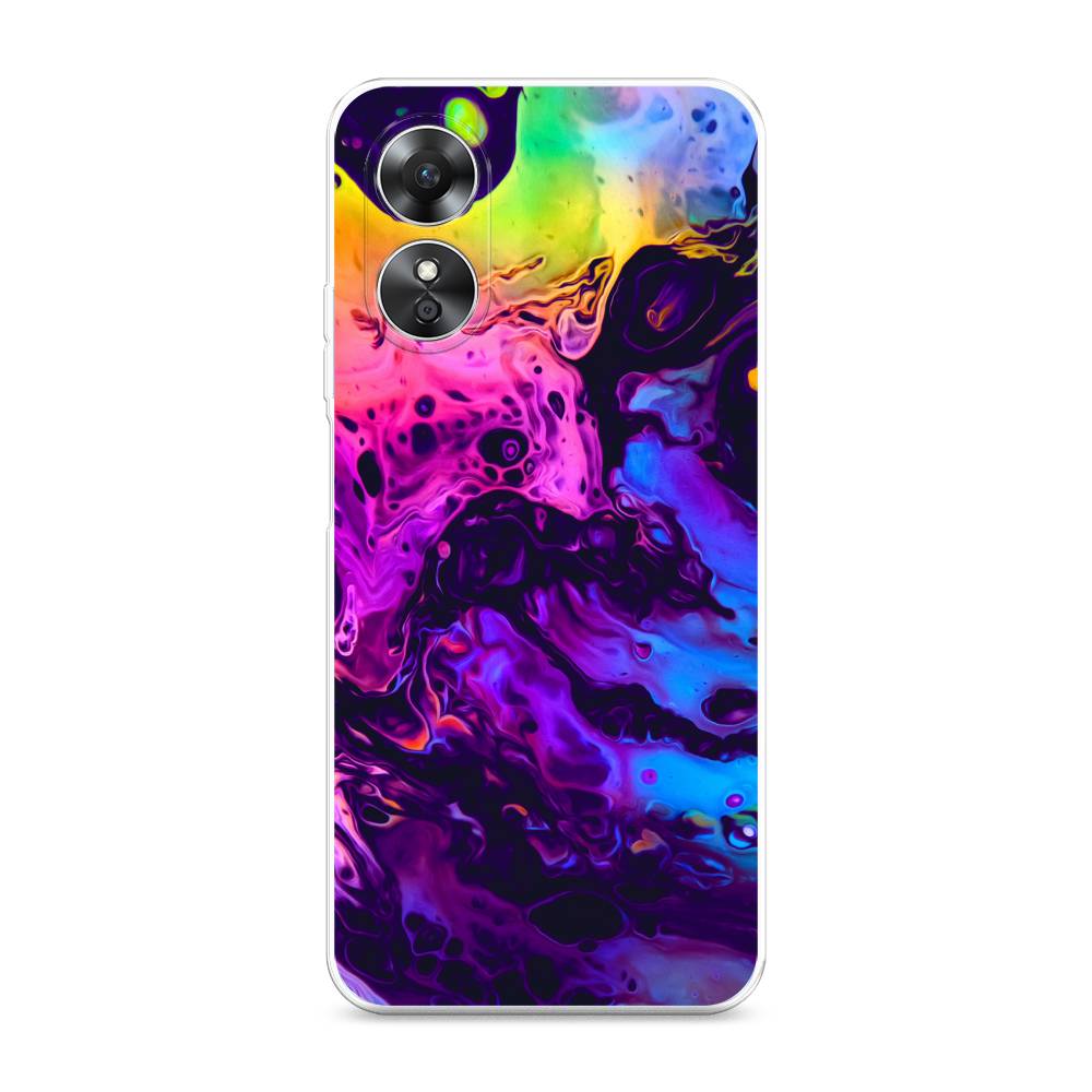 

Чехол Awog для Oppo A17 "ACID fluid", Красный, 2512050-3