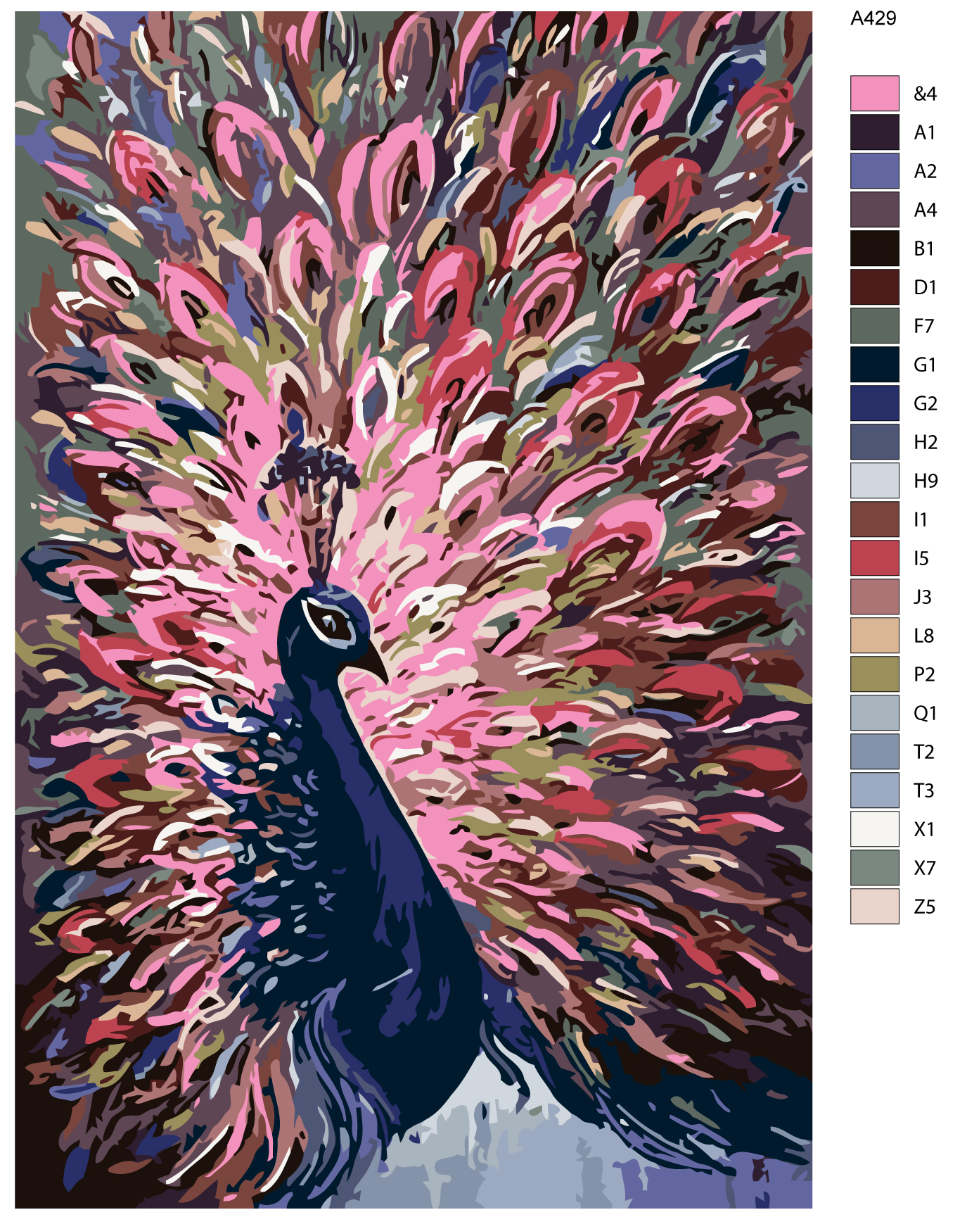 

Картина по номерам, Живопись по номерам, 48 x 72, A429, A429