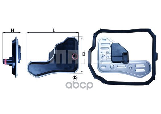 

HX 148D_фильтр АКПП! Citroen C3/C4/C5/Xsara, Peug