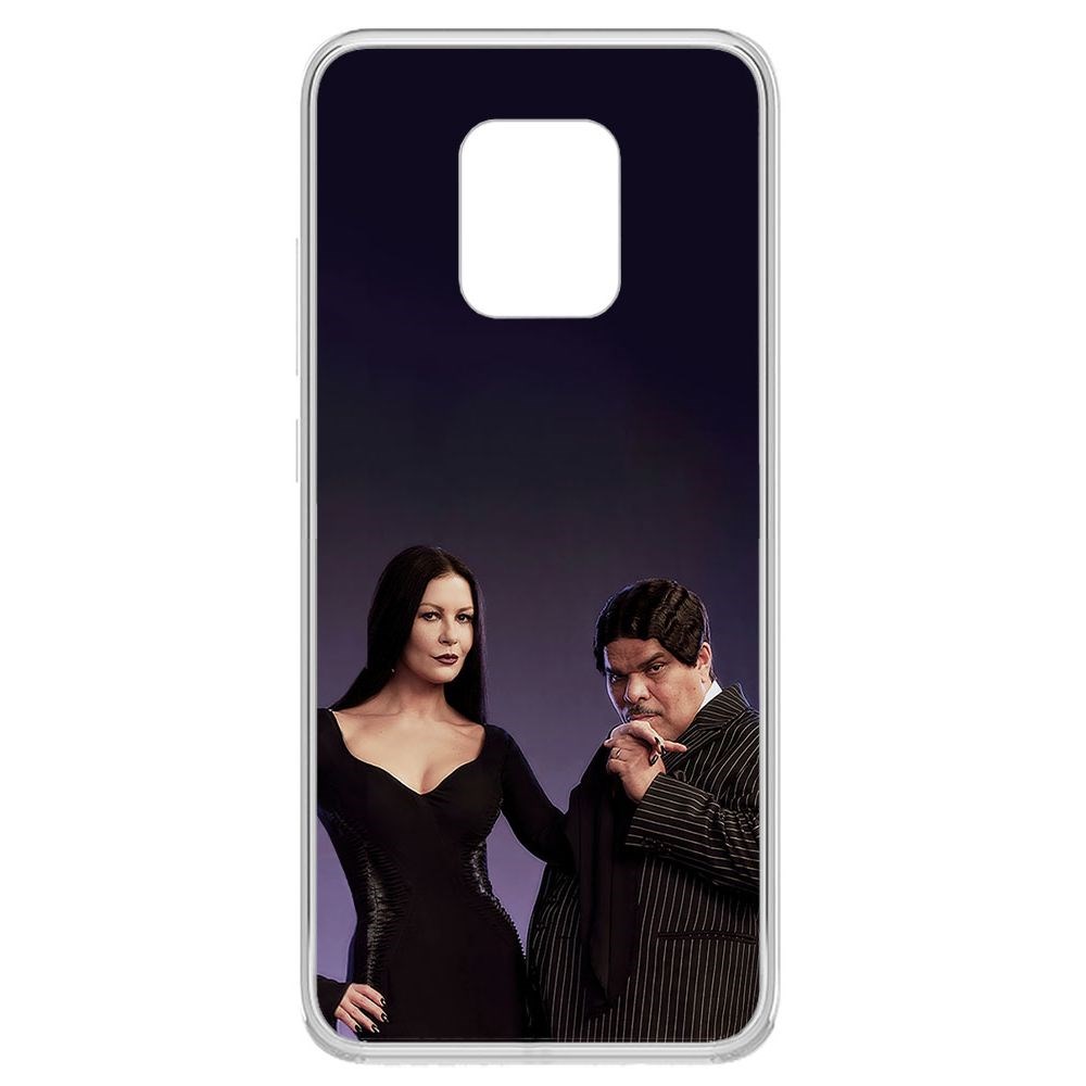 

Чехол-накладка Krutoff Clear Case Уэнсдей Аддамс - Мортиша и Гомес для Xiaomi Redmi 10X 5G, Прозрачный