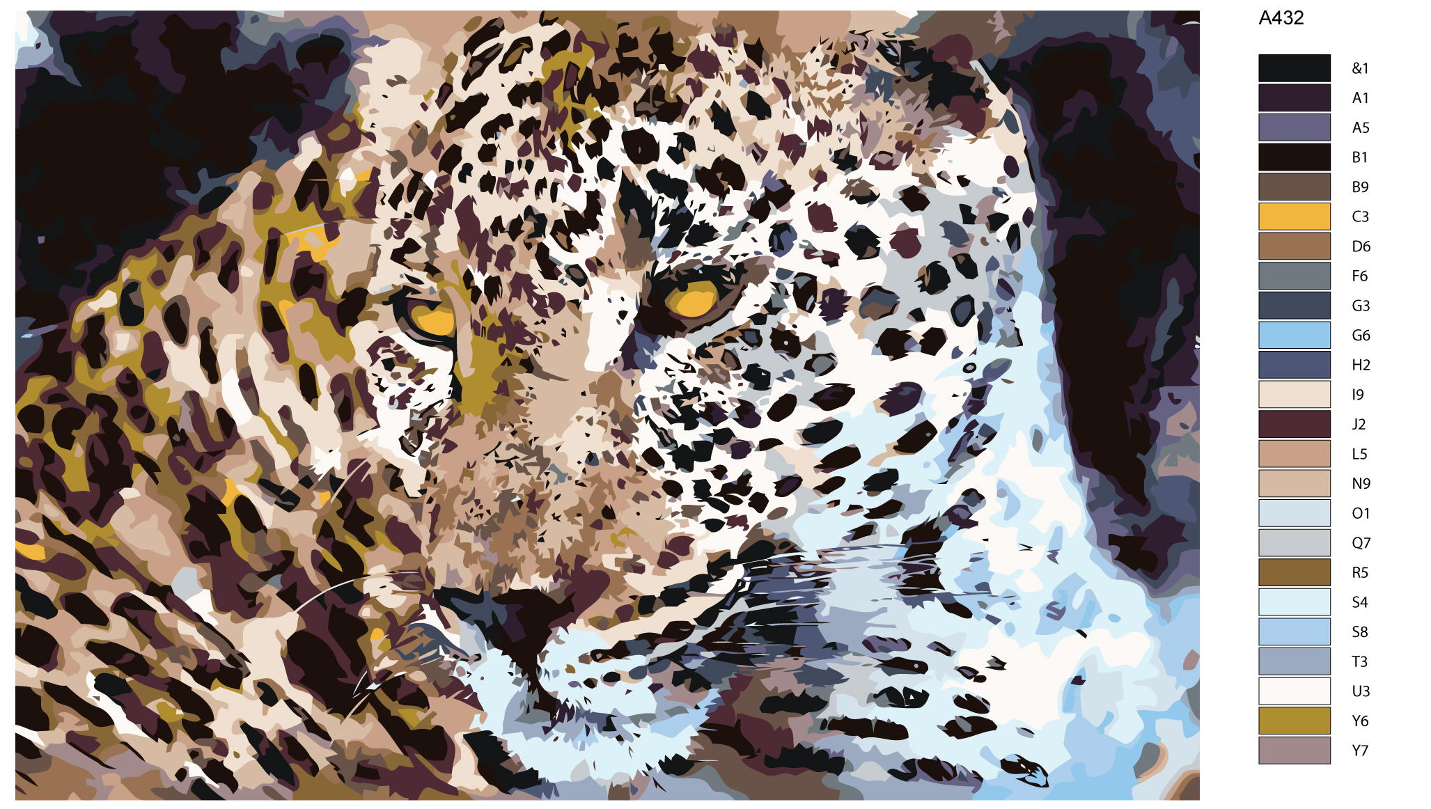 

Картина по номерам, Живопись по номерам, 60 x 90, A432, A432