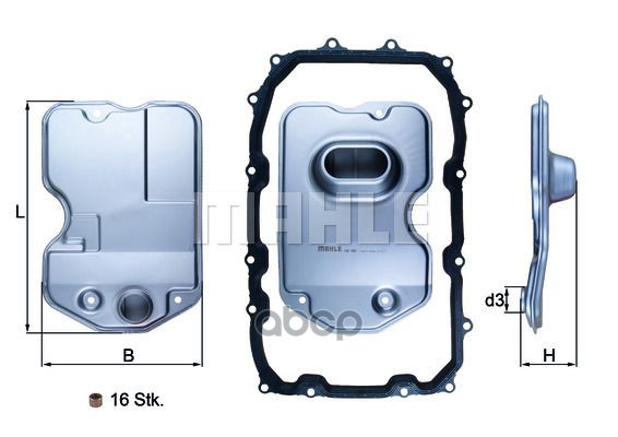 

HX160KIT_фильтр АКПП! с прокладкой AUDI Q7/VW TOUAREG