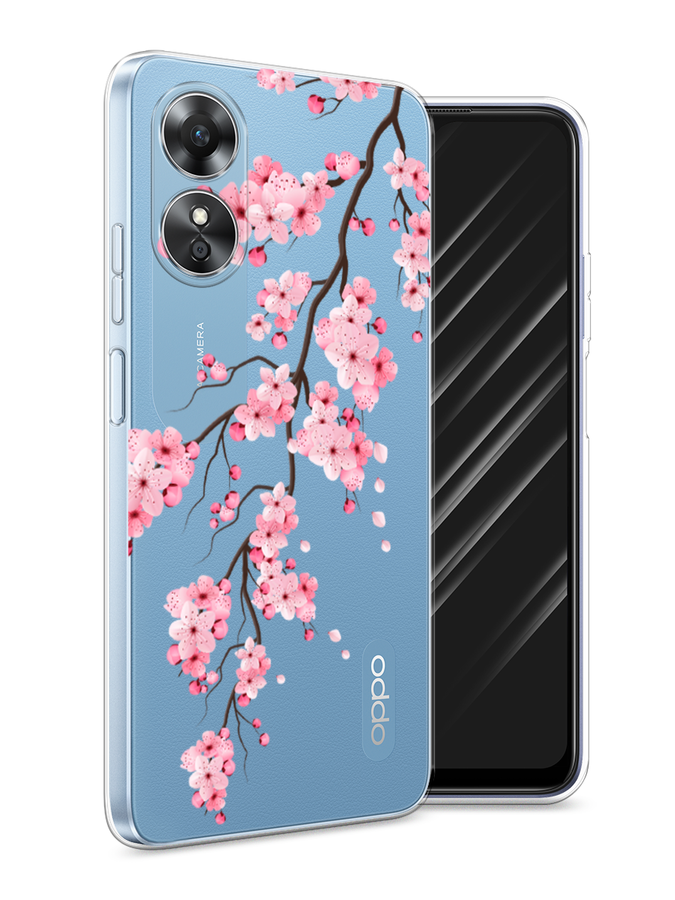 

Чехол Awog на Oppo A17 "Розовая сакура", Розовый;белый;коричневый, 2512050-8