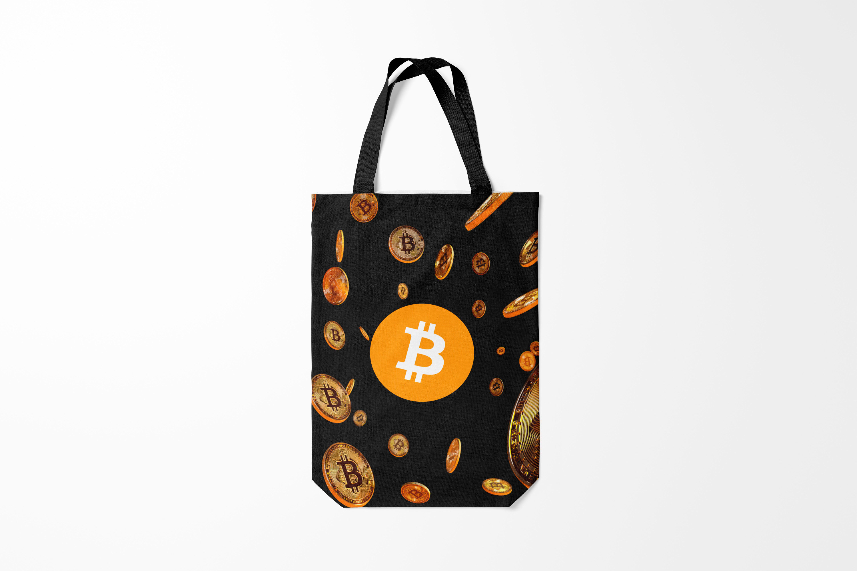 

Сумка шoппер унисекс Burnettie Другие BITCOIN, черный, Другие BITCOIN