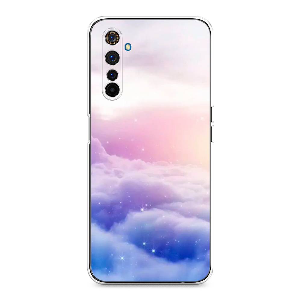 

Чехол на Realme 6 Pro "Небеса", Голубой;белый;розовый, 252850-2