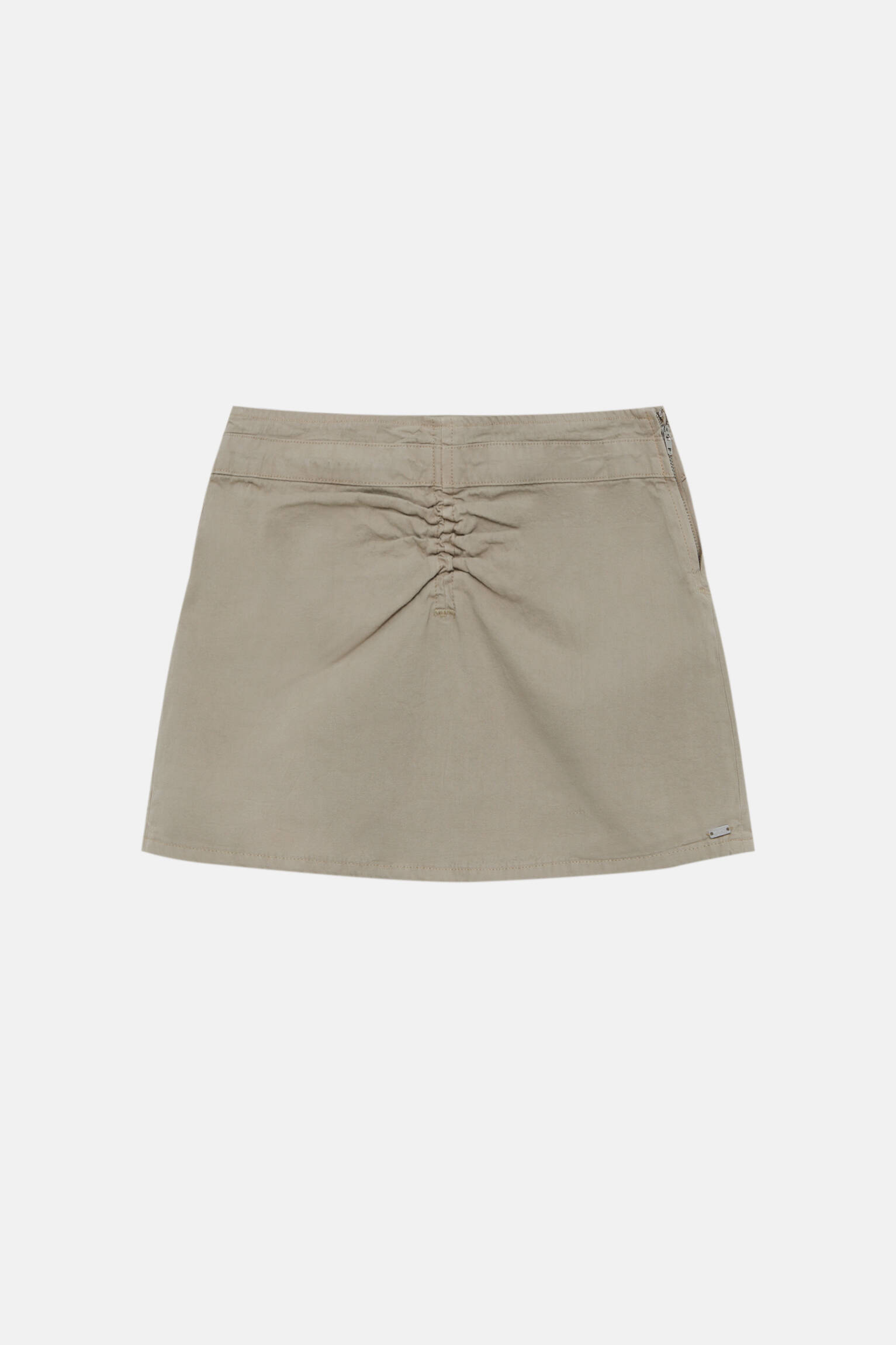 Юбка женская Pull&Bear PUL556603356 серая S. Доставка из-за рубежа.