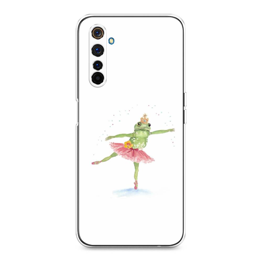 

Чехол на Realme 6 Pro "Лягушка-балерина", Зеленый, 252850-4