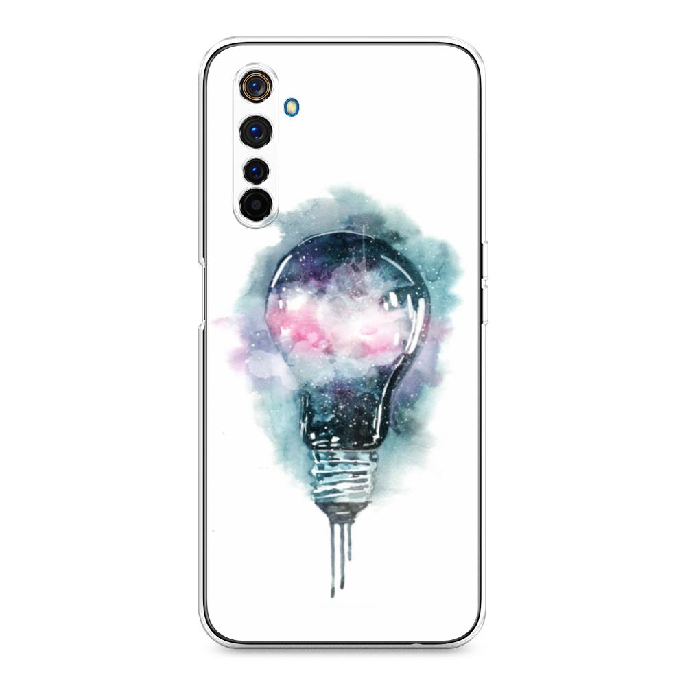 

Чехол на Realme 6 Pro "Волшебная лампа", Белый;серый, 252850-4