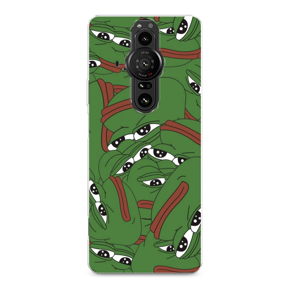 

Чехол Awog на Sony Xperia Pro-I "Печальный frog", Разноцветный, 55050-9