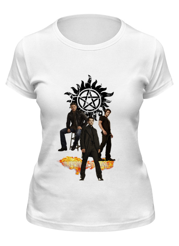 

Футболка женская Printio Supernatural белая M, Белый, Supernatural