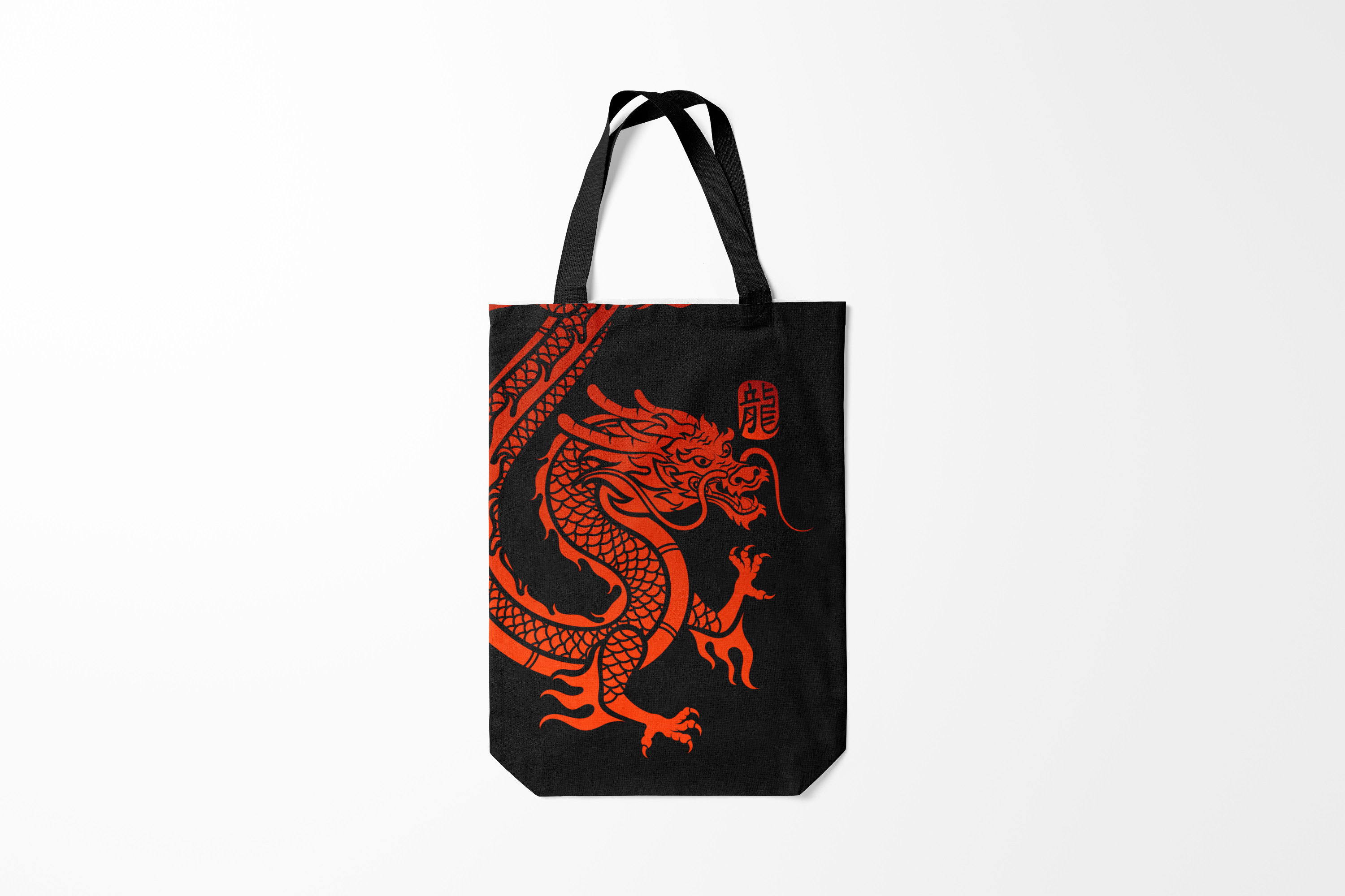 

Сумка шoппер унисекс Burnettie Драконы RED CHINA DRAGON, черный, Драконы RED CHINA DRAGON