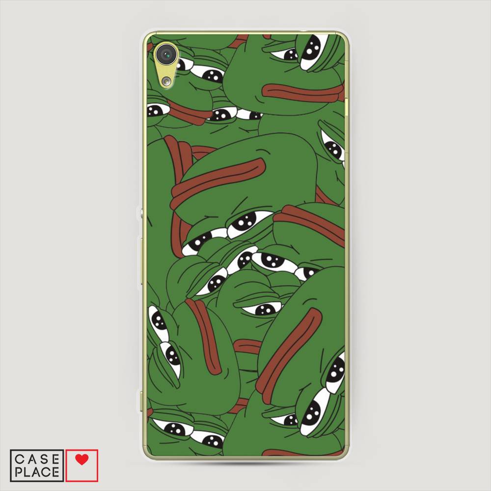 

Чехол Awog на Sony Xperia XA "Печальный frog", Разноцветный, 51250-9