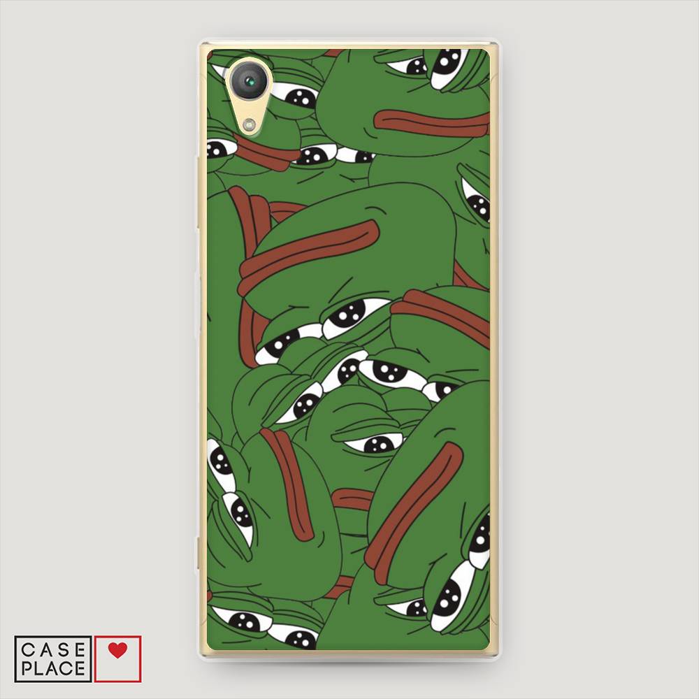 

Чехол Awog на Sony Xperia XA1 plus "Печальный frog", 53050-9