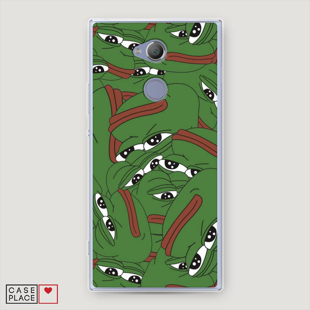 

Чехол Awog на Sony Xperia XA2 Ultra "Печальный frog", Разноцветный, 53250-9