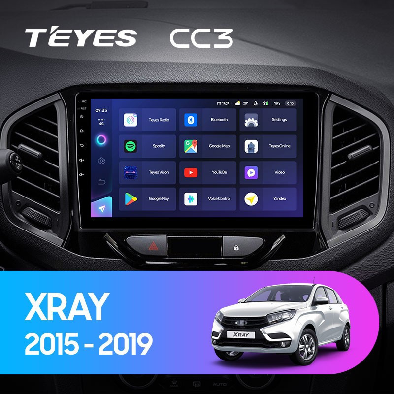 Штатная магнитола Teyes CC3L 4/64 LADA Xray (2015-2019)