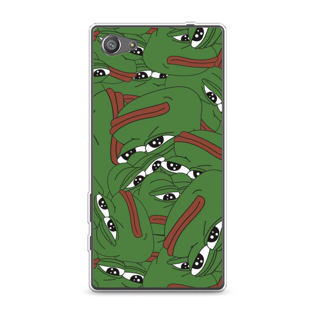 

Чехол Awog на Sony Xperia Z5 compact "Печальный frog", Разноцветный, 52250-9