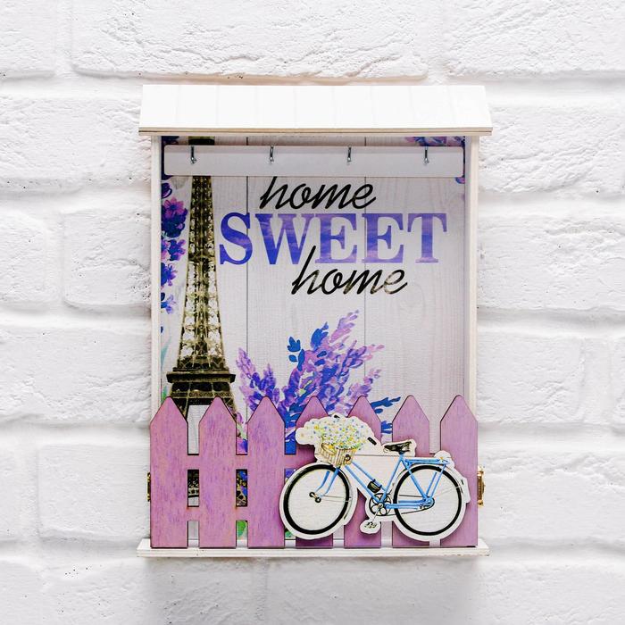 

Ключница с полкой Sweet home, 22,5 х 30,5 х 5,7 см, Ключницы с полкой