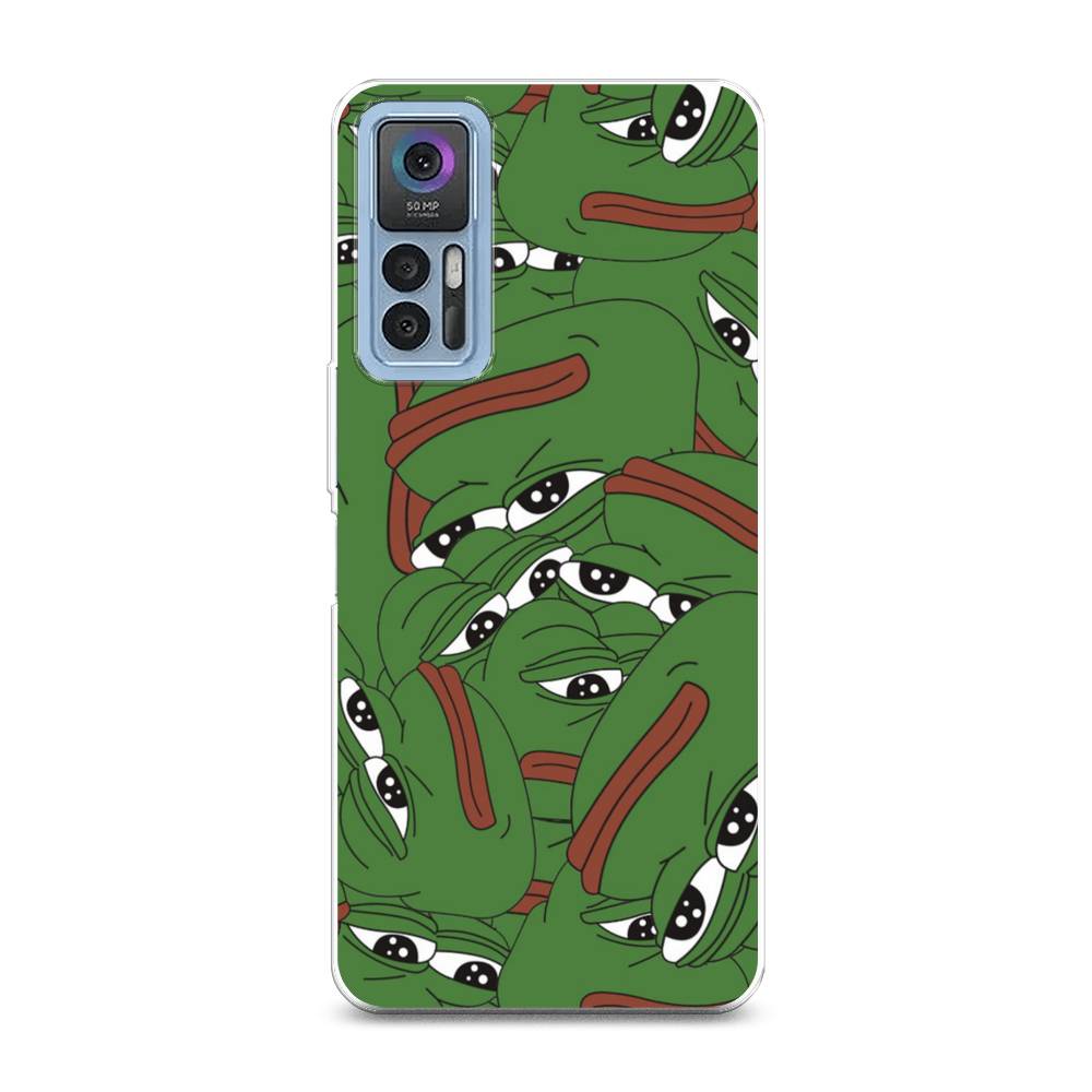 

Чехол Awog на TCL 30/30 Plus "Печальный frog", Разноцветный, 290950-9