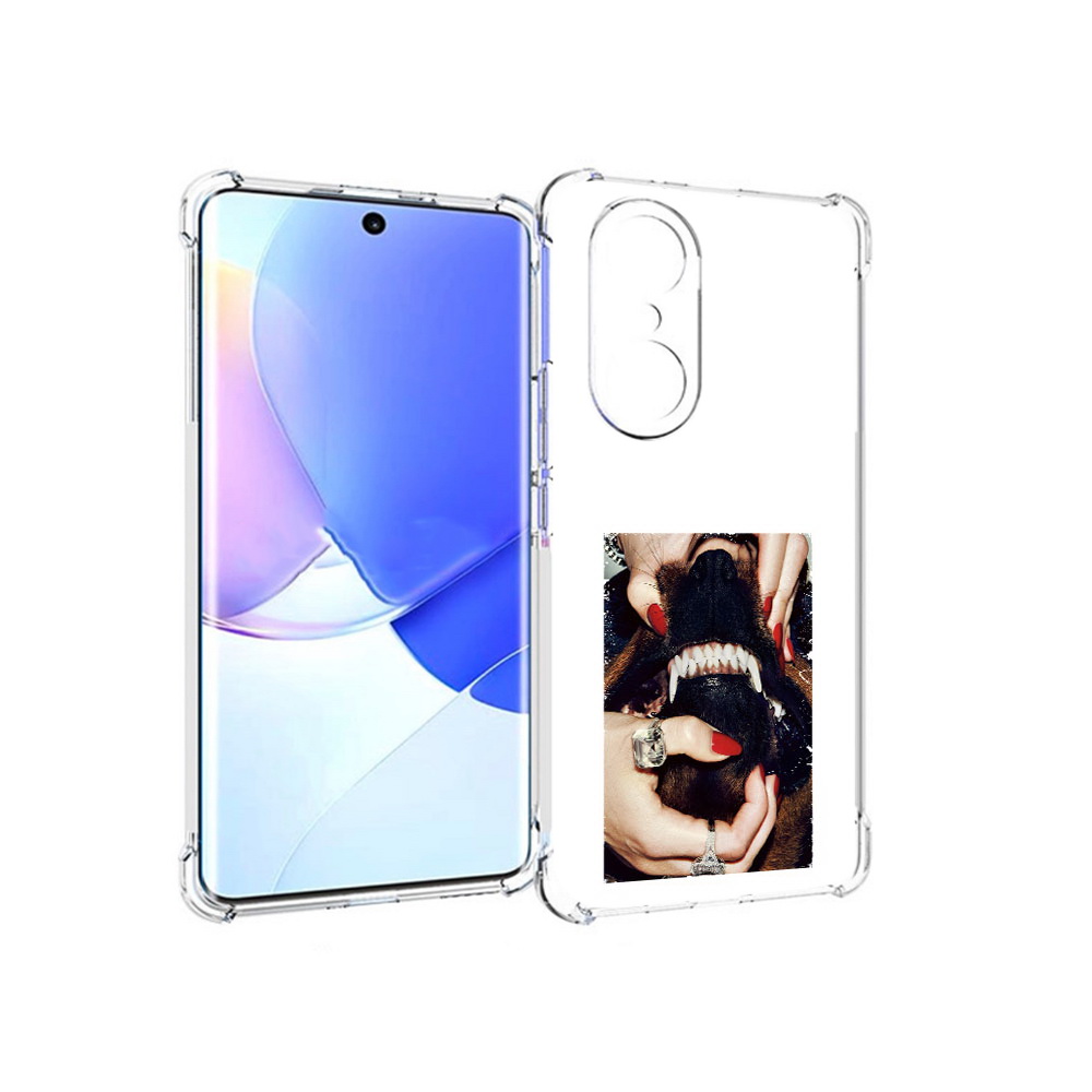 

Чехол MyPads Tocco для Honor 60 Pro маникюр, Прозрачный, Tocco