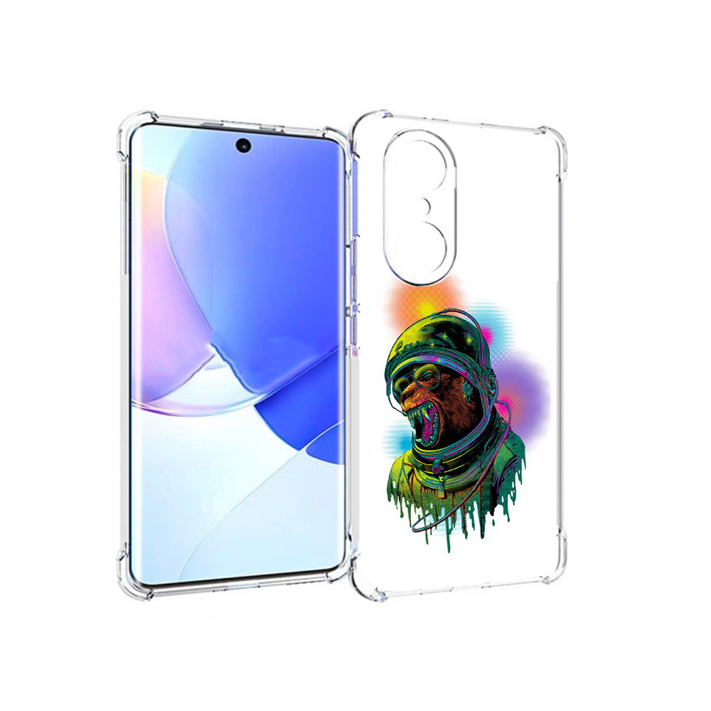 

Чехол MyPads Tocco для Honor 60 Pro медведь космонавт, Прозрачный, Tocco