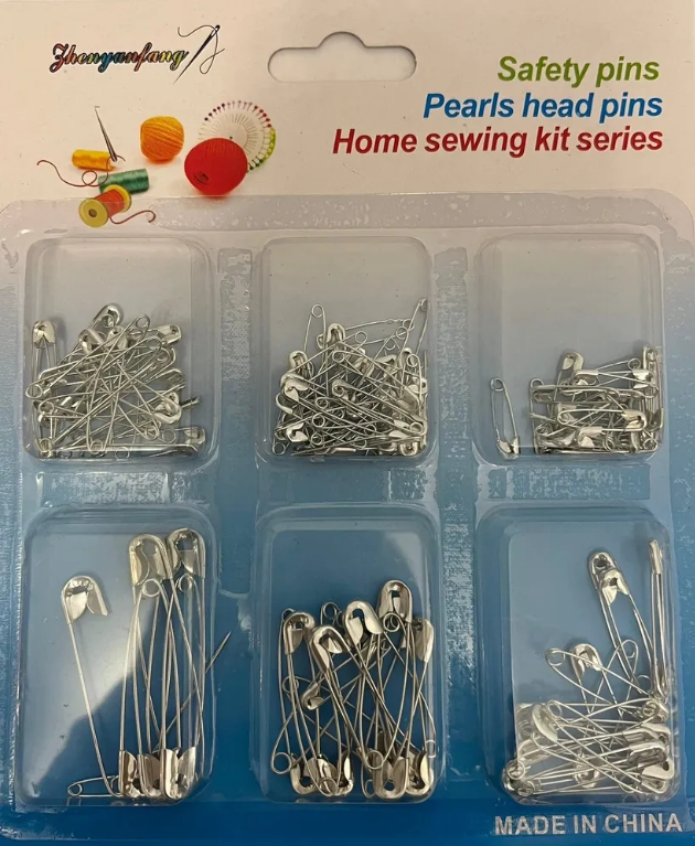 

Английские булавки Safety Pins110P/Z серебристые 110 шт, Серебристый, комплект 110 шт