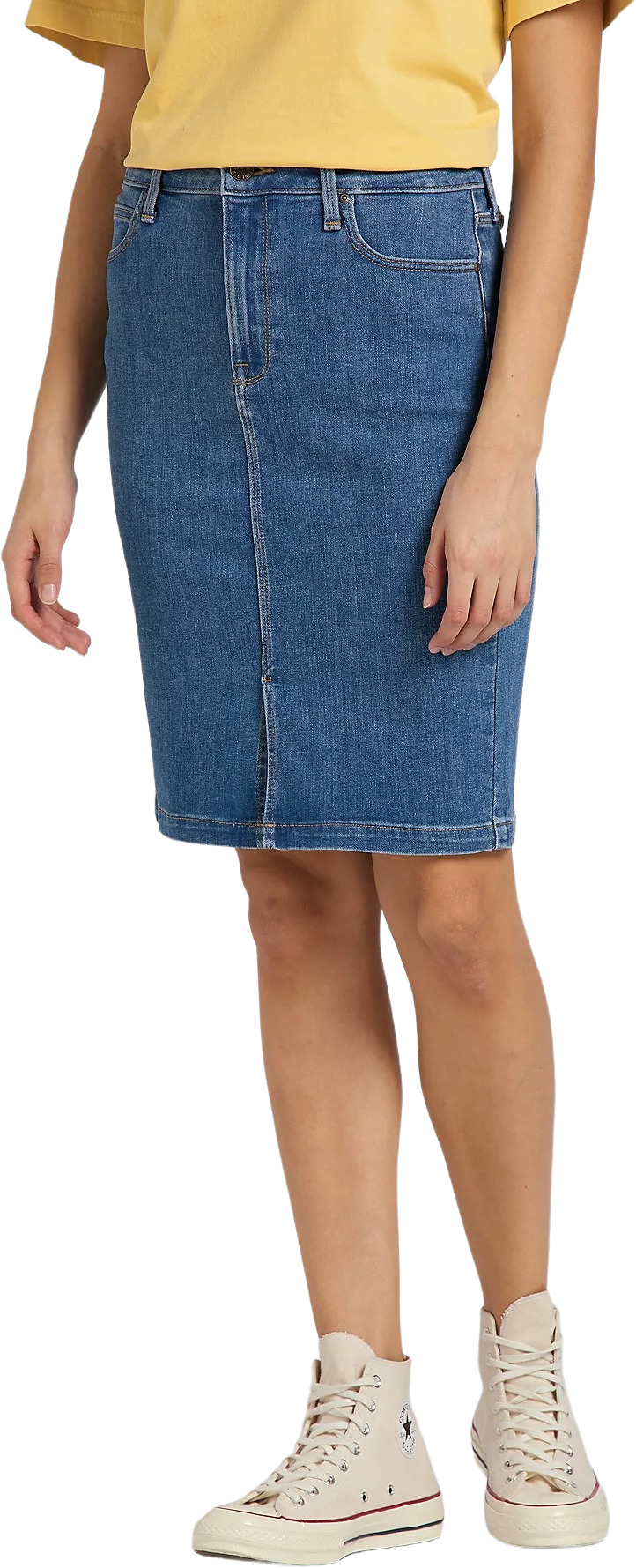 

Юбка женская Lee Pencil Skirt синяя 38, Pencil Skirt