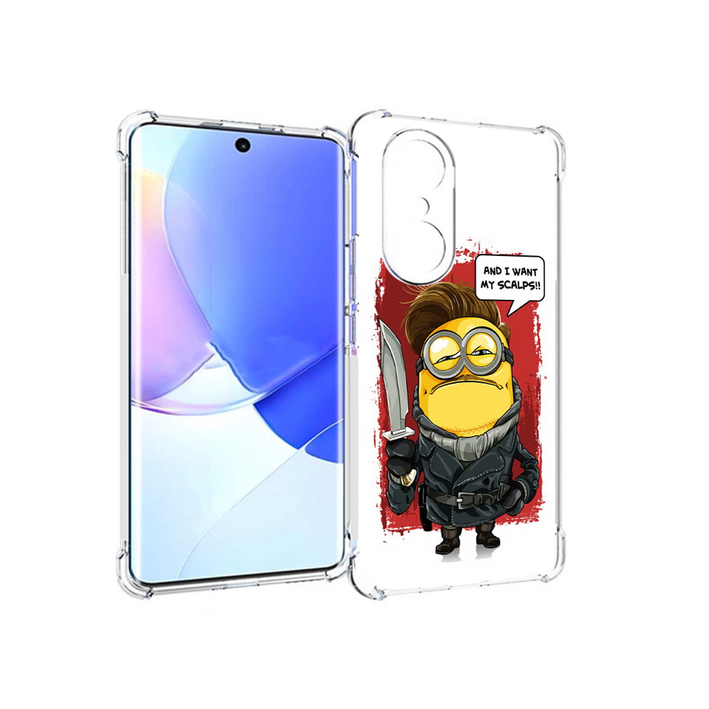 

Чехол MyPads Tocco для Honor 60 Pro миньон убийца, Прозрачный, Tocco