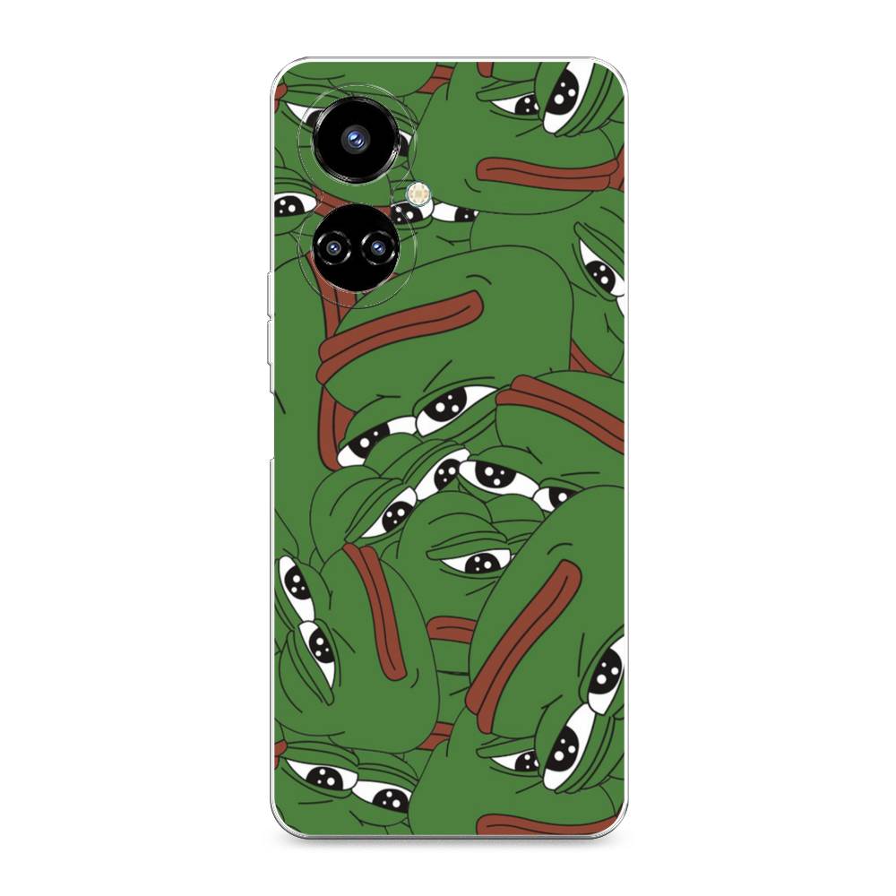 

Чехол Awog на Tecno Camon 19/19 Pro 4G "Печальный frog", Разноцветный, 301650-9