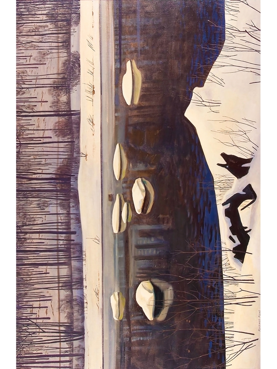 

Постер DRABS А2 Рокуэлл Кент - Река Сэйбл. Зима