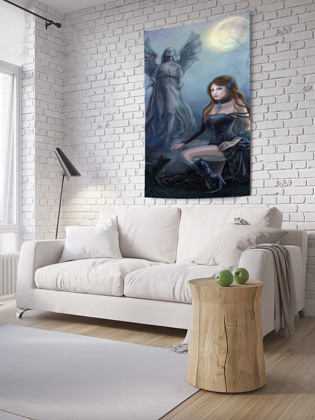 

Вертикальное фотопанно на стену JoyArty На кладбище 150x200 см, На кладбище